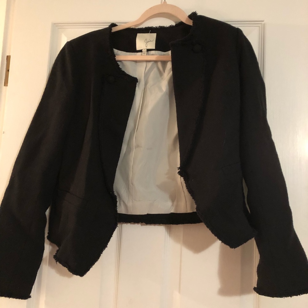 EUC black Joie jacket- size M
